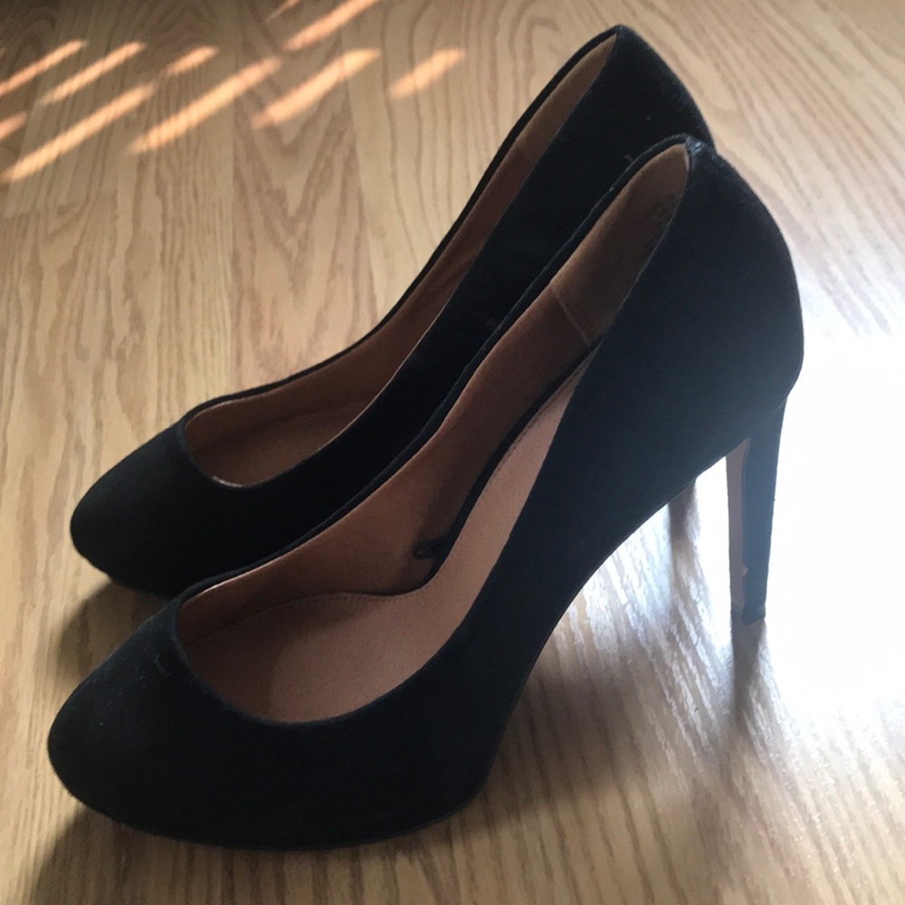 Black Suede Heels